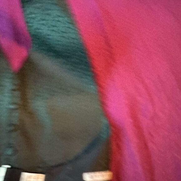 Ombré green  geometric tux vest - med - large - adjustable - Picture 3 of 3